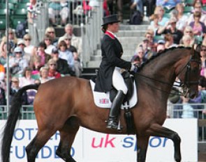 Maria Eilberg and Two Sox at the 2009 European Championships :: Photo © Astrid Appels
