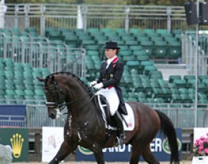 Emma Hindle and Lancet in the Grand Prix at the 2009 European Dressage Championships :: Photo © Astrid Appels