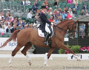 Laura Bechtolsheimer and Mistral Hojris, hot to trot