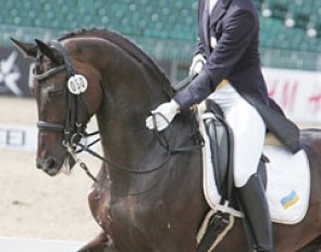 Ukrainian Svetlana Kiseliova on Yurii Kovshov's Ukrainian bred Parish (by Iris).