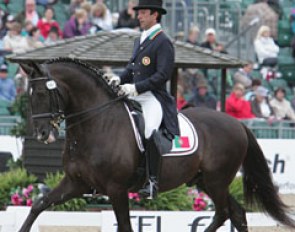Daniel Pinto and Galopin de la Font at the 2009 European Championships :: Photo (c) Astrid Appels
