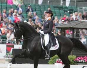 Anky van Grunsven and Salinero in the Grand Prix at the 2009 European Championships