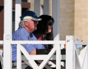 American judge Axel Steiner at the 2009 Australian Dressage Championships