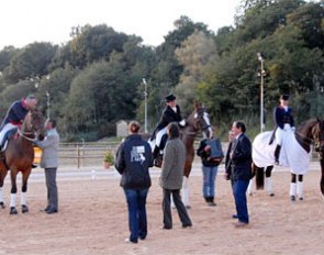 Award ceremony at the 2009 CDI Biarritz