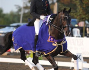 Carl Hester and Uthopia (by Metall) Take Intermediaire I Title :: Photo © Kevin Sparrow