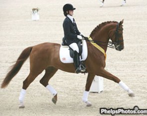 Nicole DelGiorno on Lamborghini Dane :: Photo © Mary Phelps