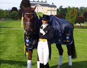 Tinne Vilhelmson wins the 2009 Swedish Dressage Championships