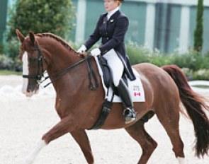 Wendy Christoff and Pfalstaff at the 2010 CDIO Aachen :: Photo © Astrid Appels