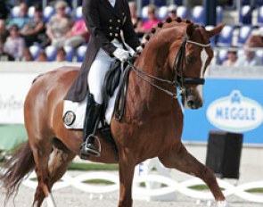 Julie de Deken and Fazzino in their Grand Prix test