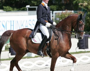 Diederik van Silfhout on Popeye, which is a full brother to Alex van Silfhout's Grand Prix horse Nimbly (by Havel x Dillenburg)