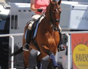 and even Isabell Werth (on Satchmo) is wearing a helmet