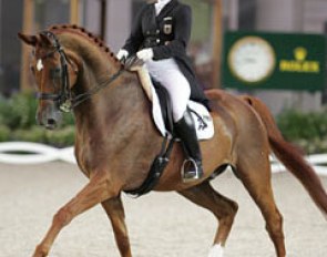 Isabell Werth and Warum Nicht FRH at the 2010 CDIO Aachen :: Photo © Astrid Appels