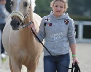 Anna Abbelen & Dornik's Donovan. She couldn't believe that she made it to the finals at the first try after only a few months of working together: a true beginner among lots of young professionals