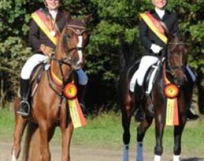 The Schürman sisters both won gold, Johanna with a jumping pony, Charlott-Maria with two dressage ponies