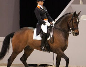 Jenny Schreven and Krawall at the 2012 CDI-W 's Hertogenbosch :: Photo © Astrid Appels