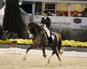 Catherine Haddad and Winyamaro at the 2010 Dressage at Devon :: Photo © Hoof Print Images