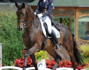 Annabel Frenzen and her powerful Cristobal became reserve Young Riders Champions