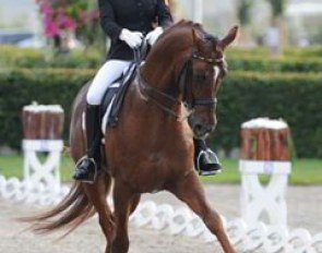 European Junior Riders Champion Charlott Maria Schurmann was unbeatable in Aachen. Aboard World of Dreams she won all three rounds of the Championship