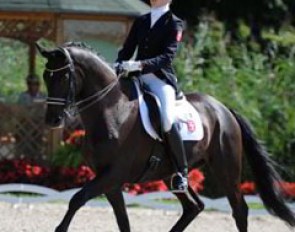 Johanna Wienkamp and Don Pedro finished  fourth overall in the Junior Riders Division