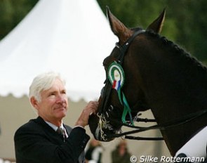 Danish judge Leif Tornblad pats Baudolino