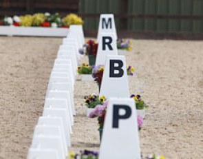 The arena letters at Bishop Burton :: Photo © Astrid Appels