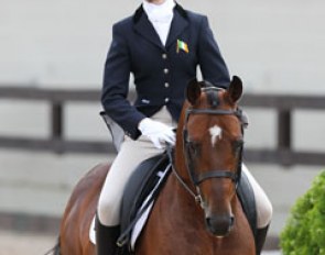 Finally some Irish representation in the pony division: Lucca Stubington rode the gorgeous Brinkum's Helmut (by Brillant)