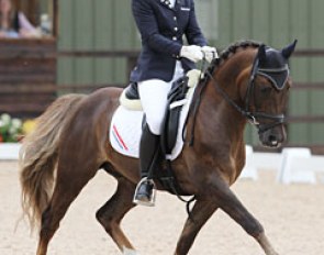 Suzanne van de Ven and Majos Cannon at the 2010 European Pony Championships :: Photo © Astrid Appels