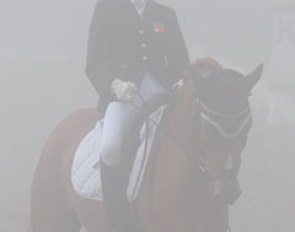 Naomi Winnewisser and Arts Domingo Riding in the Mist :: Photo © Elisabeth Weiland