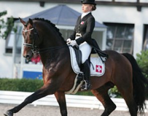 Simona Aeberhard on Riccione at the 2010 European Young Riders Championships :: Photo © Astrid Appels
