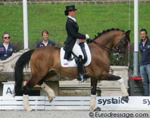 The Russians did extremely well this year at the 2010 European Junior/Young Riders Championships. Best Young Rider was Marina Aframeeva on the Trakehner bred Jazz (by Fibrin)