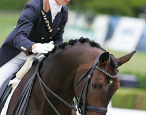 Best Belgian Young Rider was Saidje Brison on her Swedish warmblood Moliere (by Visa x Amiral). They finished 13th with 67.450%