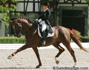Charlott Maria Schurmann and World of Dreams on their way to Individual Test Gold :: Photo © Astrid Appels