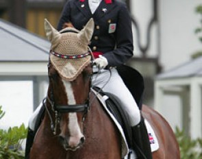 Sophie Wells and Pinocchio at the 2010 European Young Riders Championships :: Photo © Astrid Appels