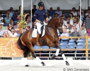 Seth Boschman test riding Borencio