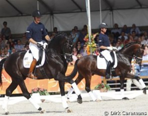 Seth Boschman on Bretton Woods, Carl Hester in the background