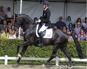 Theo Hanzon and Andretti at the 2010 Pavo Cup Finals :: Photo © Dirk Caremans