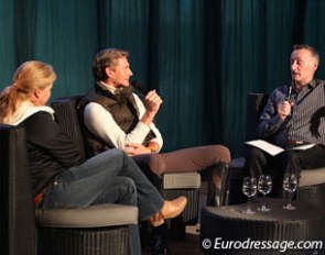 Nicole Werner, Edward Gal and Richard Davison at the 2010 Global Dressage Forum :: Photo © Astrid Appels