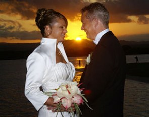 Dorothee Schneider and Jobst Krumhoff get married in Mauritius