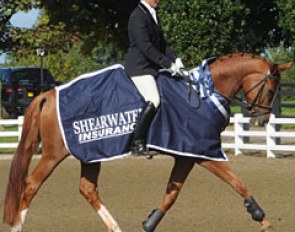 2010 British Young Horse Champions Michael Eilberg and Woodlander Farouche :: Photo © Kevin Sparrow