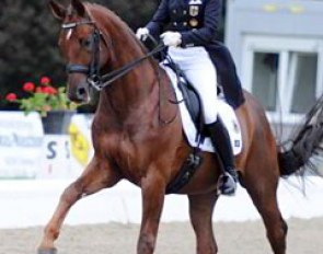 German Young Rider Fabienne Lutkemeier on D'Agostino