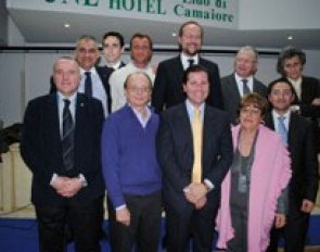 The new Board of Directors of the Italian Equestrian Federation :: Photo © FISE