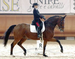 Valentina Truppa and Eremo del Castegno at the 2010 CDI La Mandria