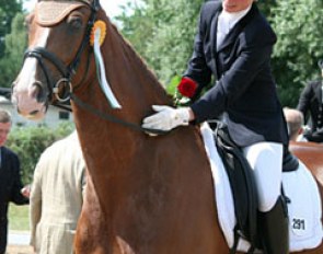 Paulina Krafft and Douceur win in Langenfeld :: Photo courtesy Rheinische Meisterschaften