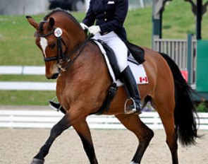 Ute Busse and Lindor's Finest at the 2010 Kentucky Cup CDI :: Photo © Selena Frederick