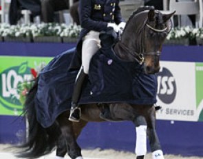 Patrik Kittel and Silvano victorious in the 2010 CDI-W Mechelen Prix St Georges :: Photo © Astrid Appels