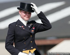 Dutch Bibi Rodenburg seems happy about her ride