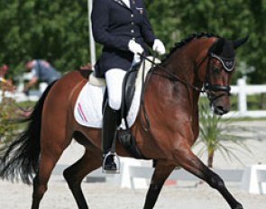 Dana van Lierop on Equestricons Lord Champion :: Photo © Astrid Appels