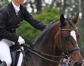 Susanne Lebek and Potomac win the Grand Prix Special in Munich :: Photo © Selene Scarsi