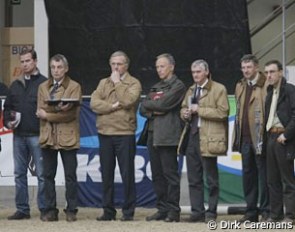 BWP stallion licensing committee and advisory panel: Philippe Jorissen, Boudewijn Schepers, Frank Jespers, Stephan Kelchtermans, Laurent Floren, Jean Vilain