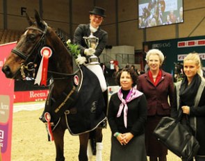 Isabell Werth and Satchmo win the first qualifier of the 2010-2011 World Cup Season in Odense.